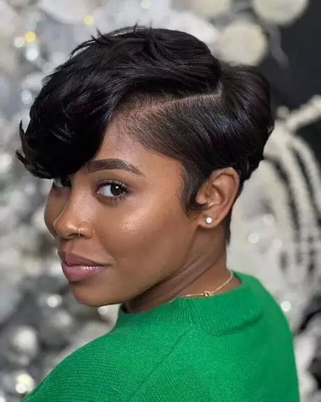 Bilder av korta hårklippningar för svarta kvinnor