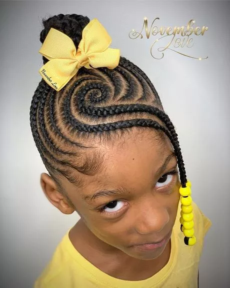 Braiding frisyrer för små svarta tjejer