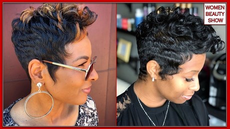 Senaste korta frisyrer för svarta damer 2019