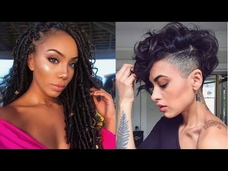Trender frisyrer för svarta damer 2019