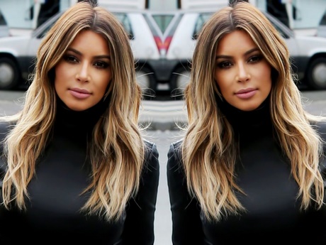 Kim kardashian frisyr