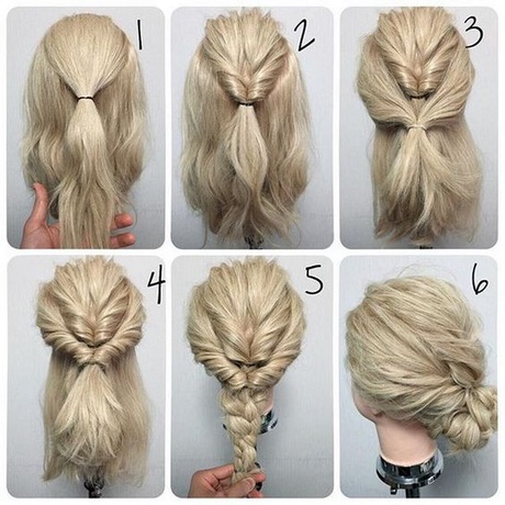 Updos för medium hår