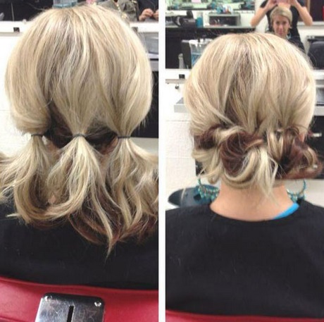 Updos för medium hår