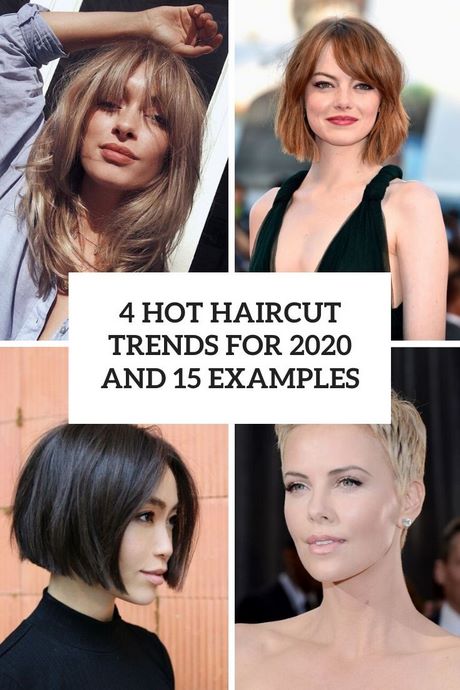 2020 skiktade hårklippning