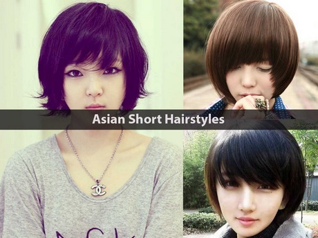 Asiatiska kort frisyr
