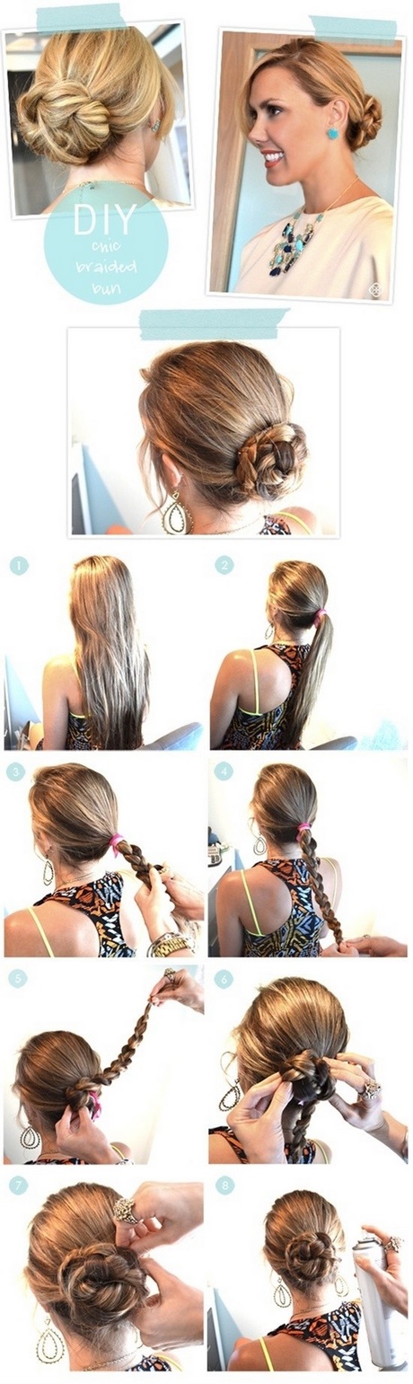 Lätt att göra frisyrer för långt hår