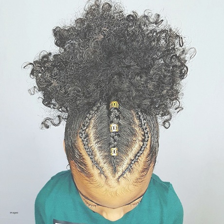Söta frisyrer för flickor svart