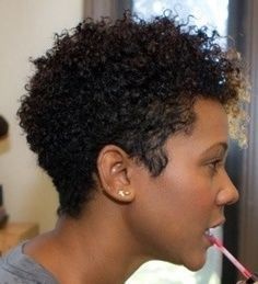 Svarta kvinnor naturliga frisyrer