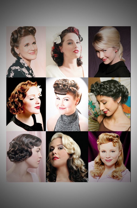 Vintage hairstyling