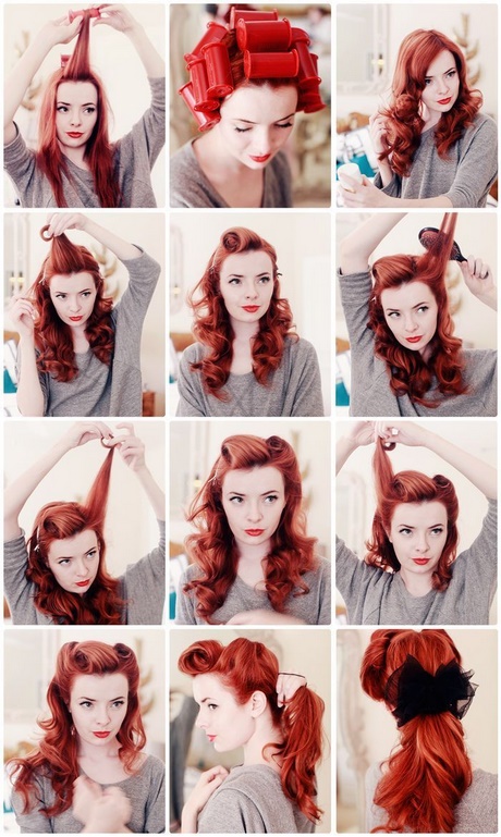 Vintage hairstyling