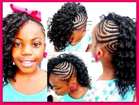 Flätade frisyrer för små tjejer