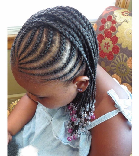 Flätade frisyrer för små tjejer