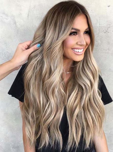 Hårklippningar för långt hår 2019 trender