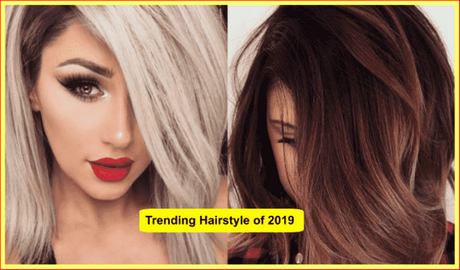 Hetaste hårtrender för 2019