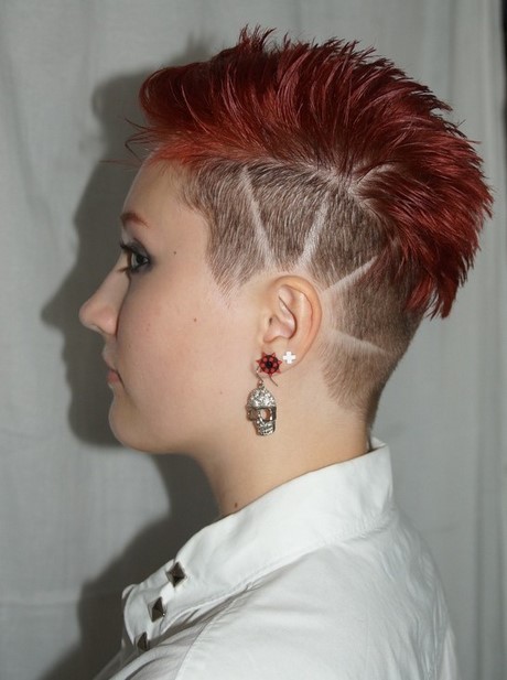 Korta punk frisyrer för kvinnor