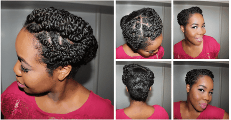 Naturliga frisyrer för svart hår