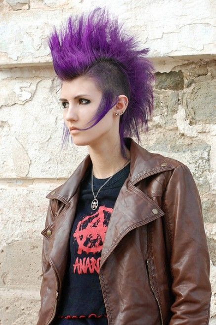 Punk frisyrer för kvinnor