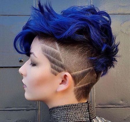 Punk frisyrer för kvinnor