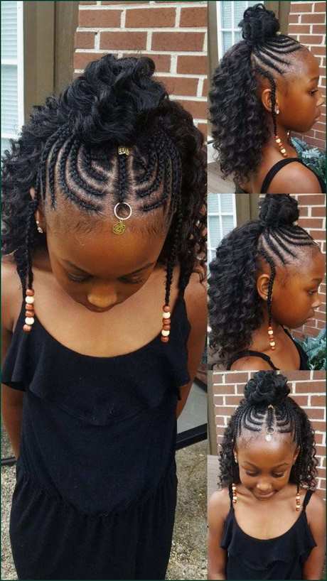 Söta flätade frisyrer för svarta tjejer