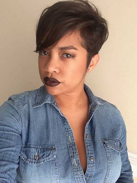 Söta korta hårklippningar för svarta kvinnor