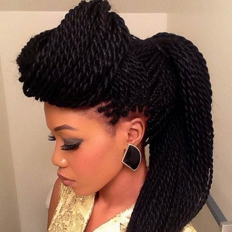 Twist frisyrer för svarta kvinnor