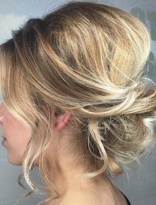 Wedding updos för medellångt hår