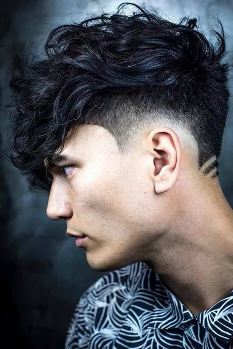 Layered haircuts för män
