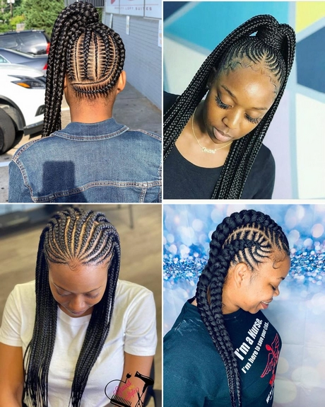 Afrikanska hårflätande frisyrer