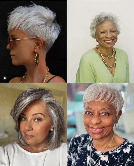 Kort hår för kvinnor över 60