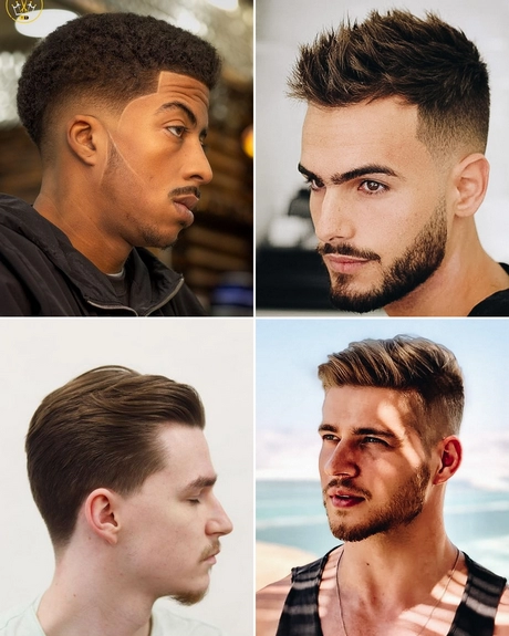 Mens frisyrer för kort hår