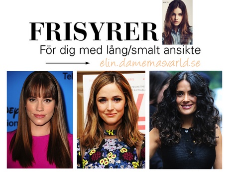 Frisyr ovalt ansikte