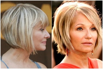 Korta frisyrer för kvinnor över 50