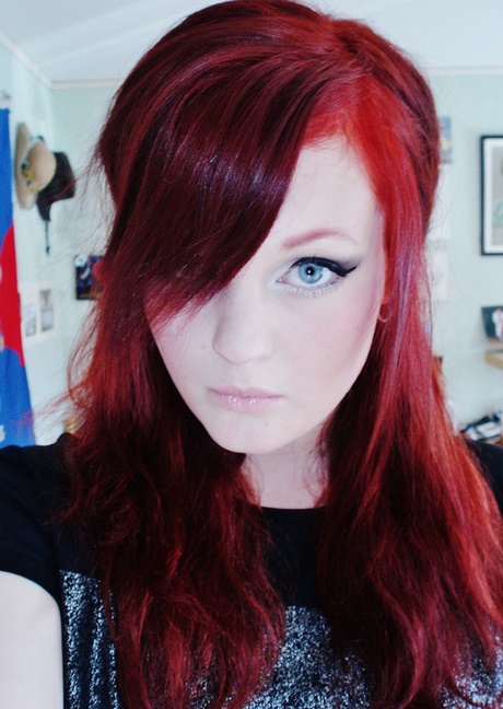 Röd hårfärg