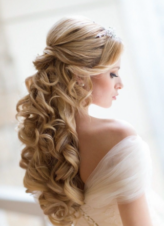 Bridal frisyrer långt hår