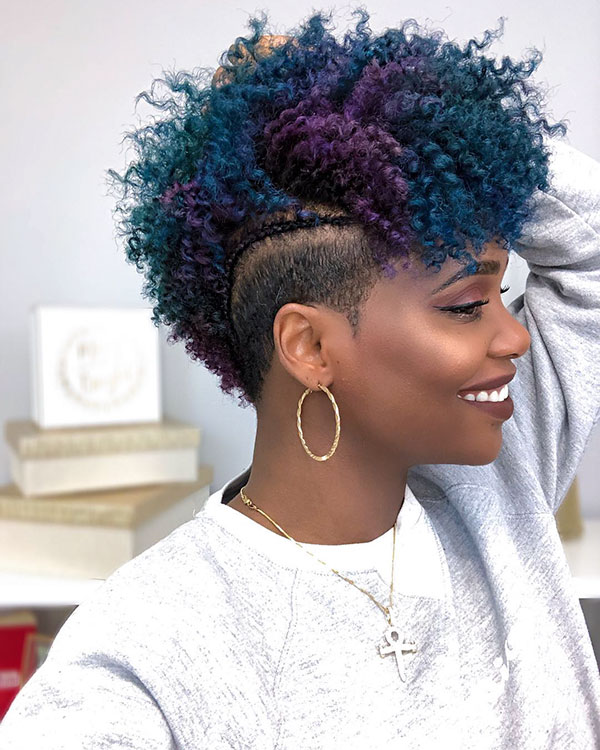 Söka korta hårklipp för svarta kvinnor 2020