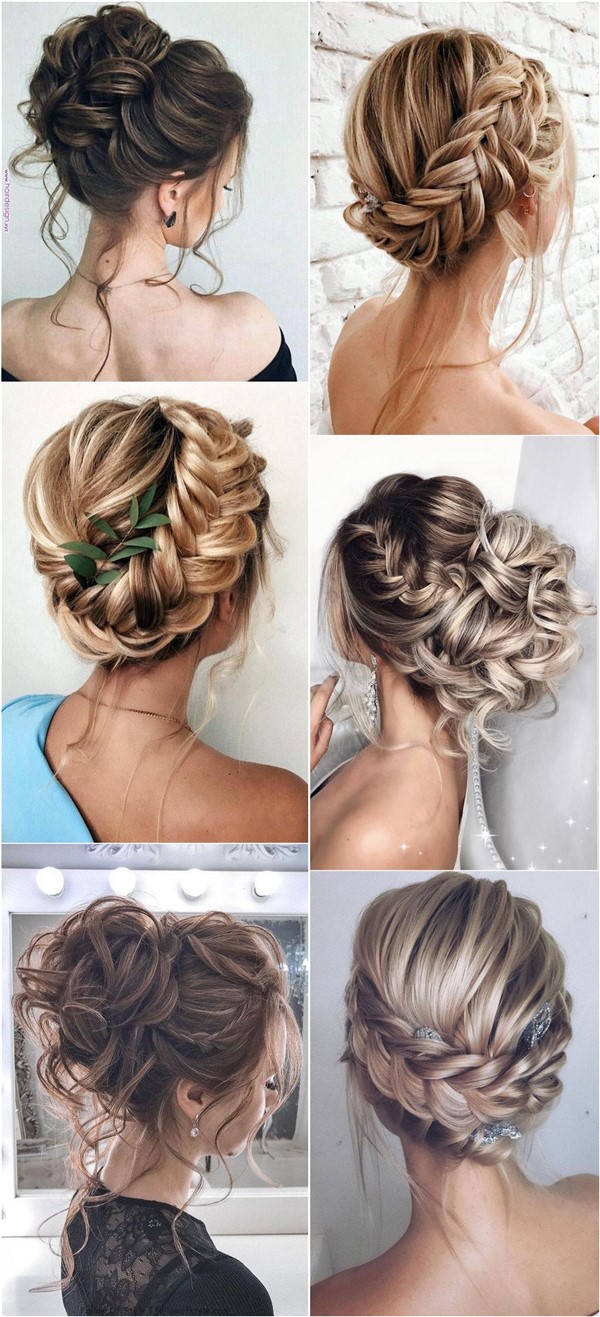 Updos för långt hår 2020