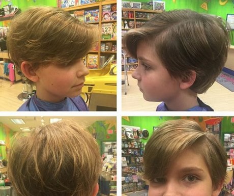 Barn korta frisyrer