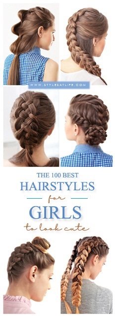 Bilder av frisyrer för tjejer
