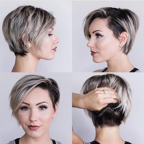 Bilder av korta hårklippningar för kvinnor