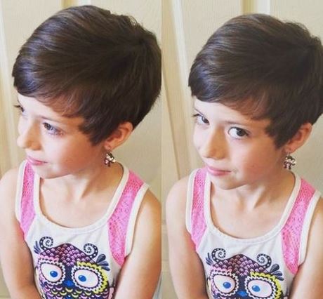 Korta frisyrer för Barn Flickor