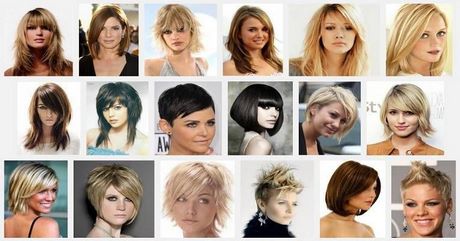 Olika hårklippningar för kvinnor