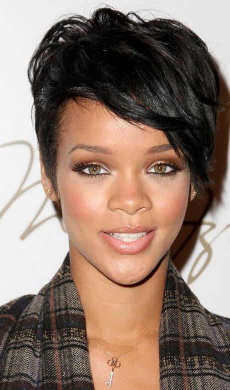 Rihannas korta frisyrer