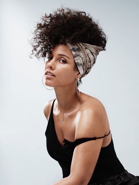 Alicia keys lockiga frisyrer