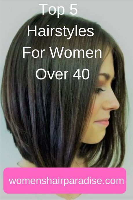 Frisyrer för långt hår över 40
