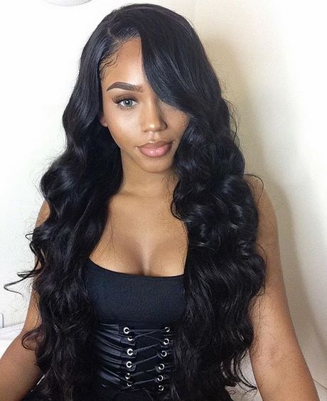 Frisyrer för svarta tjejer med långt hår