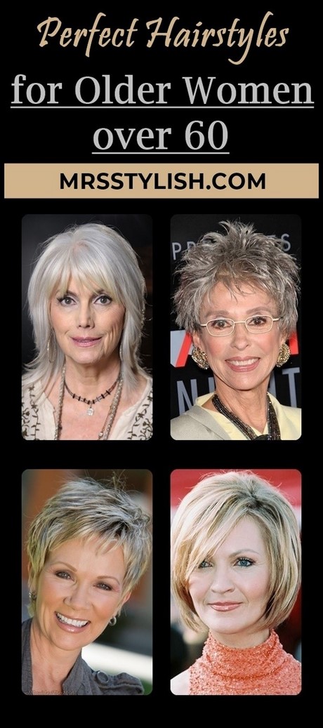 Korta frisyrer för äldre kvinnor med fint hår