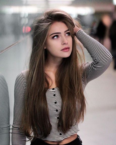 Nya frisyrer för tjejer med långt hår