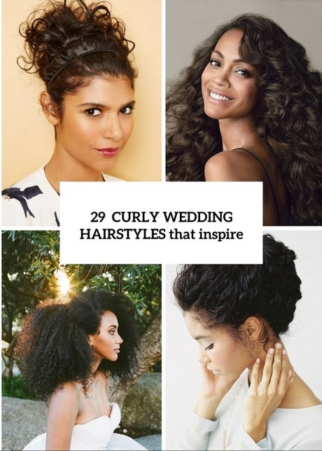 Bröllop frisyrer för lockigt hår