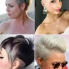 Korta edgy frisyrer för kvinnor