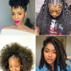 Snabba frisyrer för svarta kvinnor